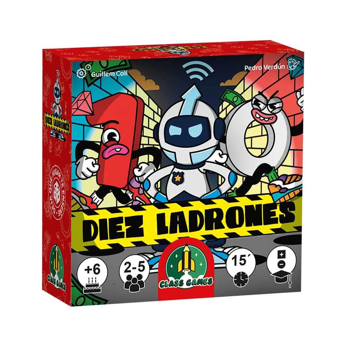 FALOMIR JUEGOS - Juego de Mesa Diez Ladrones
