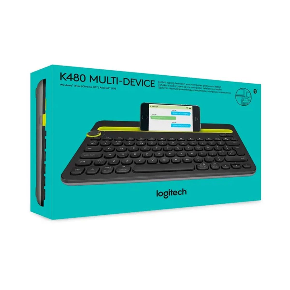 LOGITECH - Teclado Logitech K480 Bluetooh Universal Black
