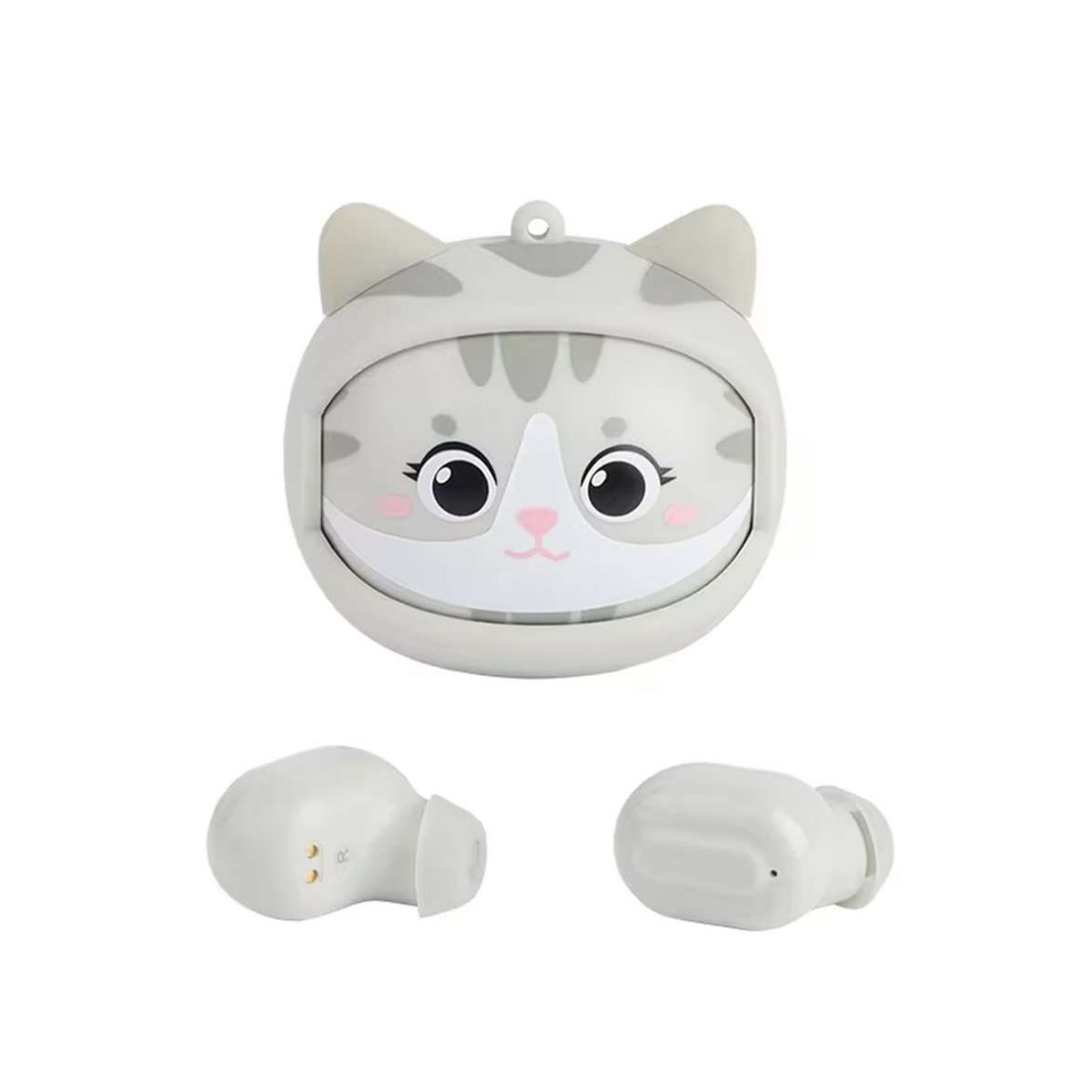 EWTTO - Audífonos Bluetooth Ewtto Diseño GATITO Rostro Intercambiable