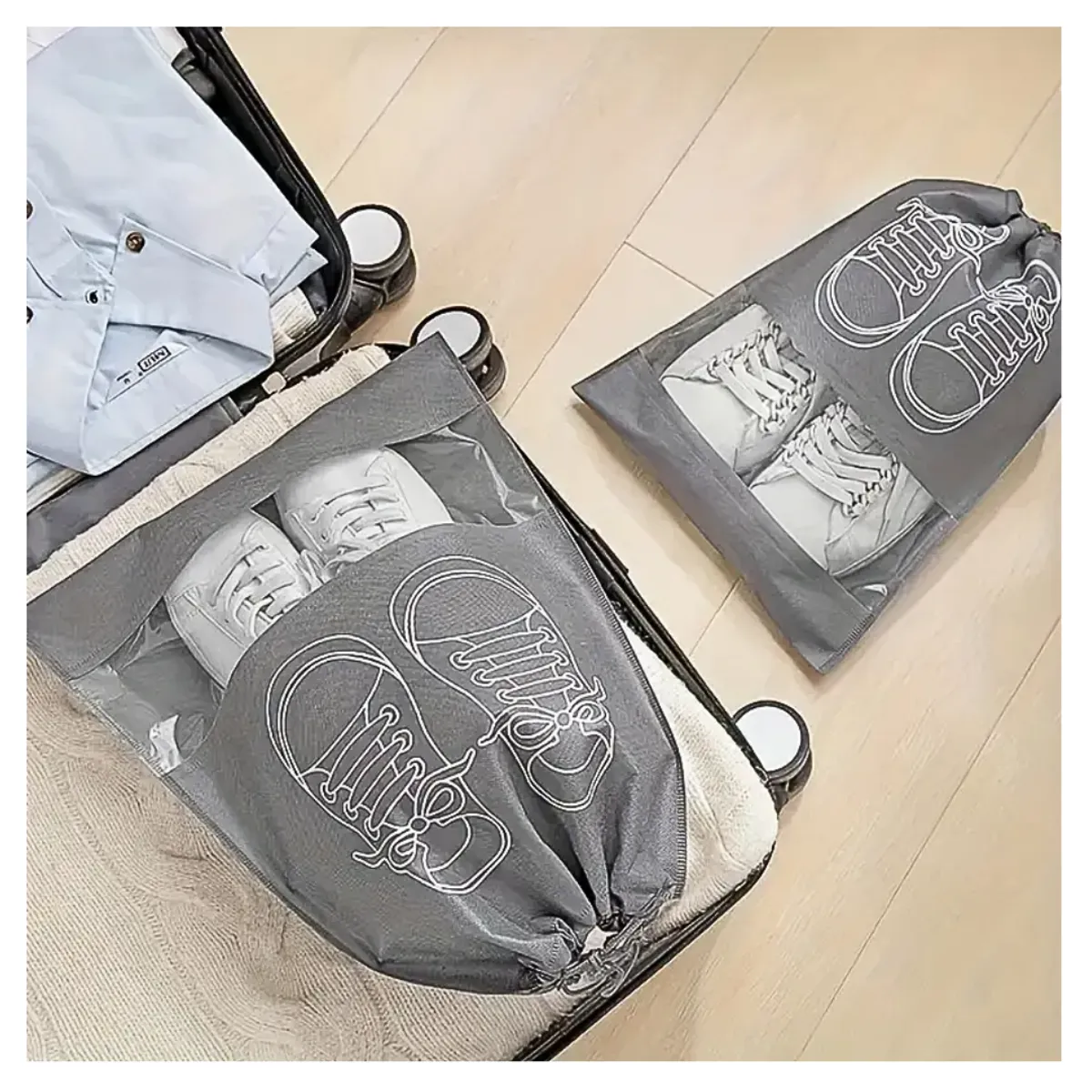 GENERICO - Bolsa organizador calzado zapato zapatera x4und