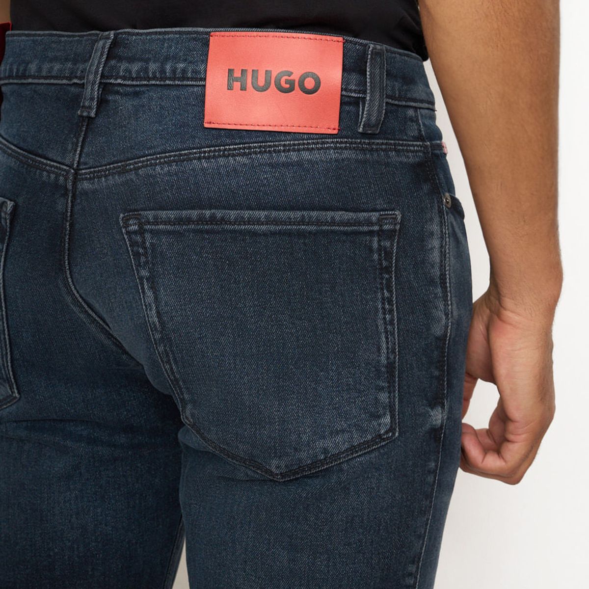 HUGO BOSS - Hugo - Pantalón jean en algodón elástico
