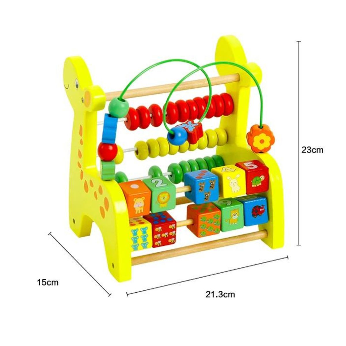 GENERICO - Jirafa Montessori Abaco De Madera