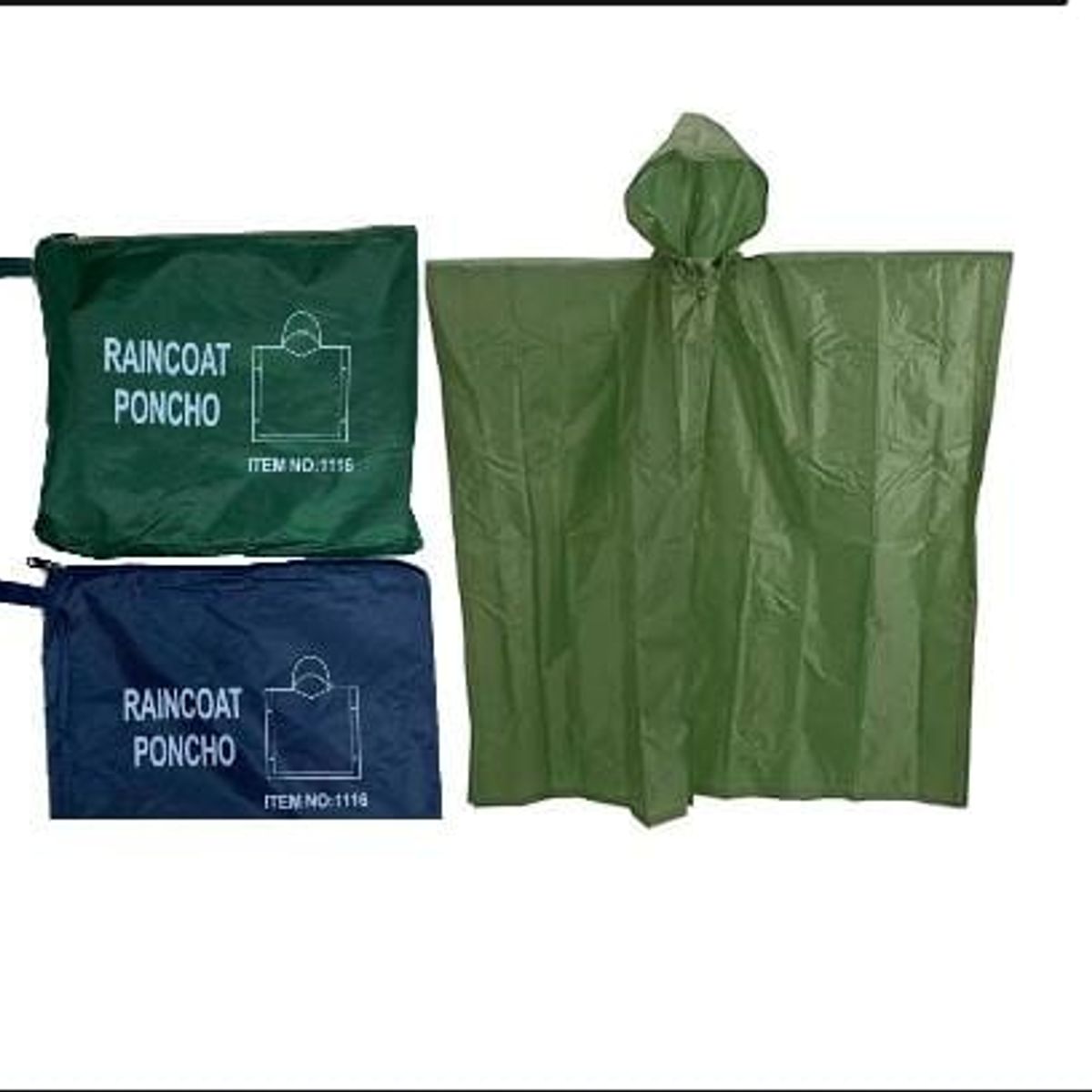 GENERICO - Poncho de bolso adulto grueso