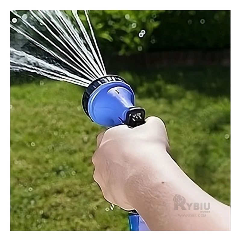 GENERICO - Manguera de Jardín Extralarga 45 M Azul Y+Regalo Agendita