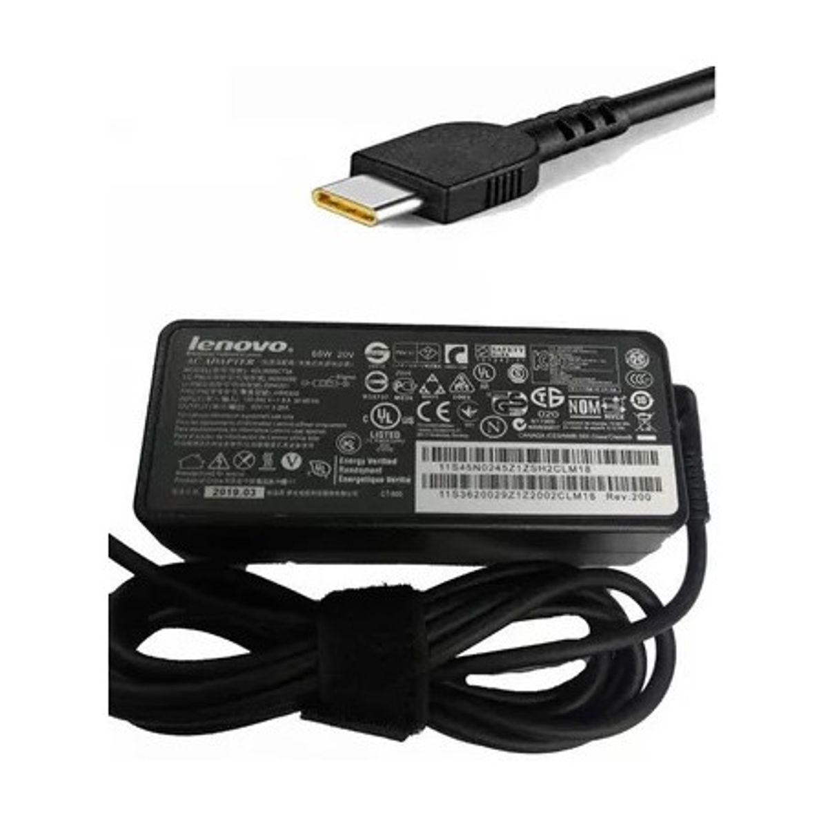 GENERICO - Cargador Compatible Lenovo Punta Tipo C