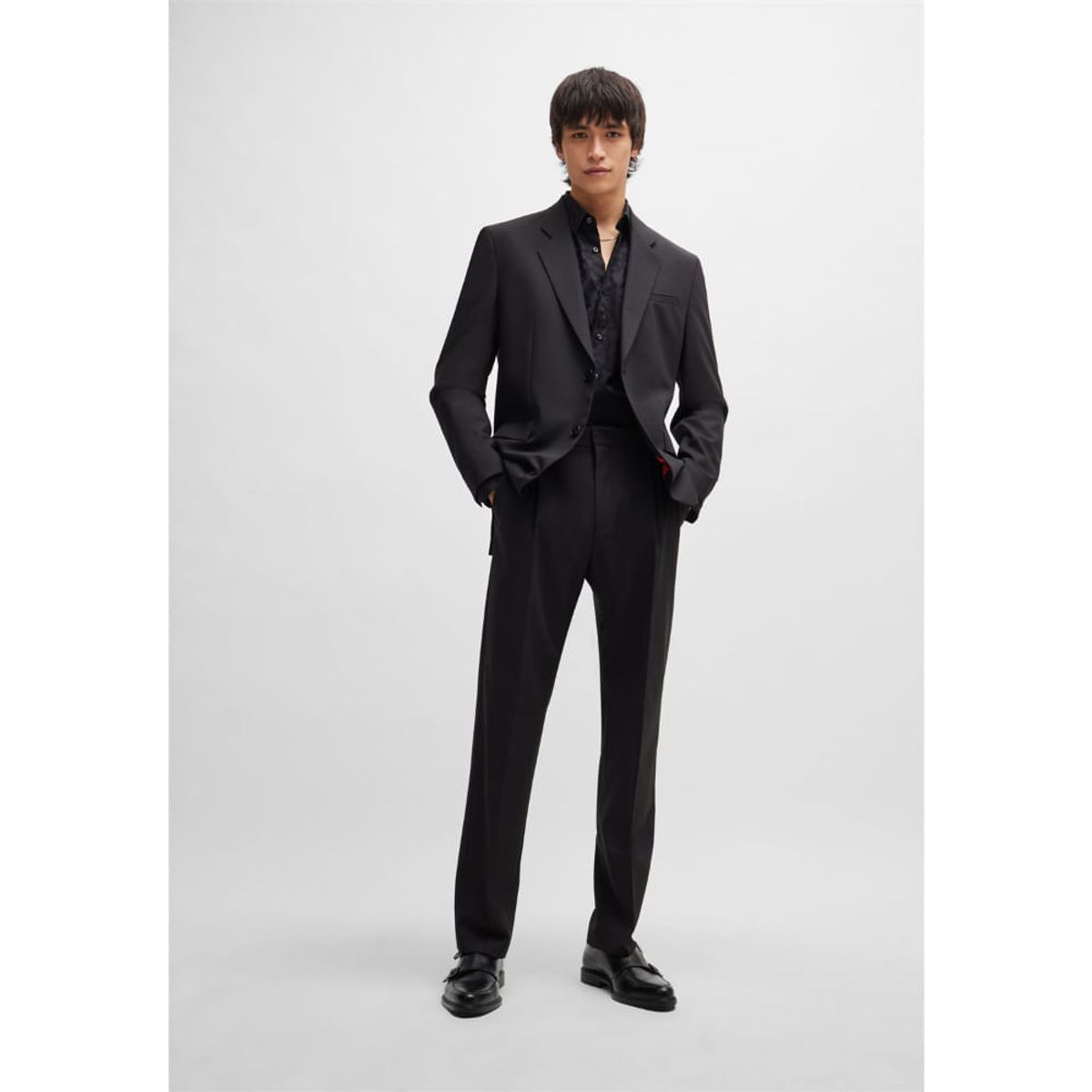 HUGO BOSS - Hugo - Zapatos de piel con doble hebilla