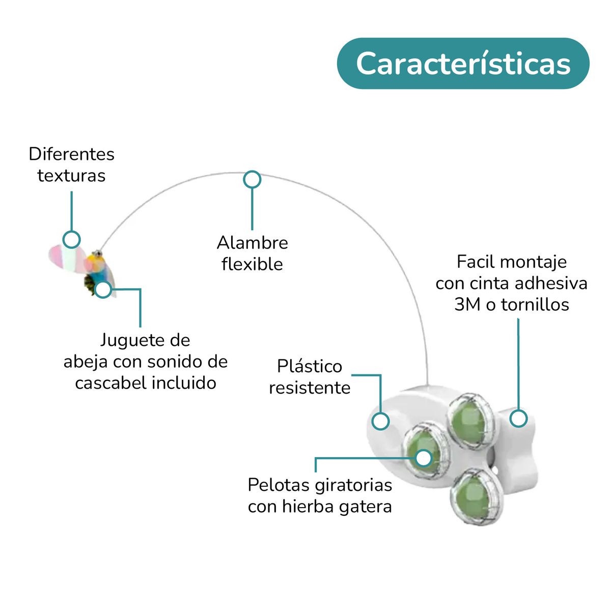 ALL FOR PAWS - Juguete para gatos CazaAbejas