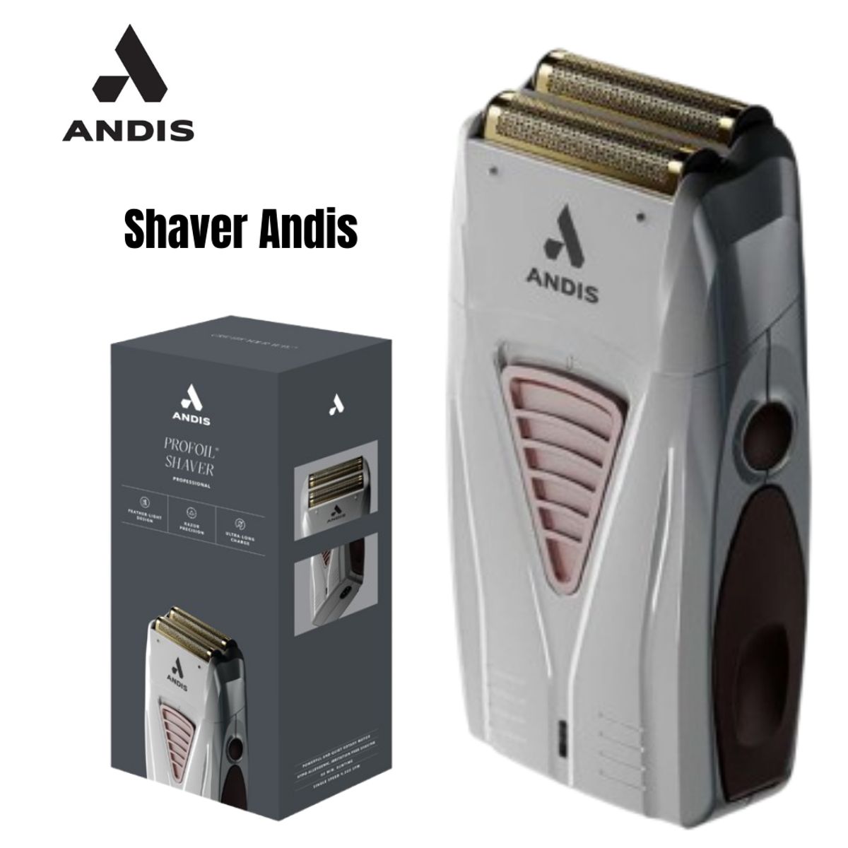 ANDIS - Shaver ANDIS Profoil Lithium Plus Blanco