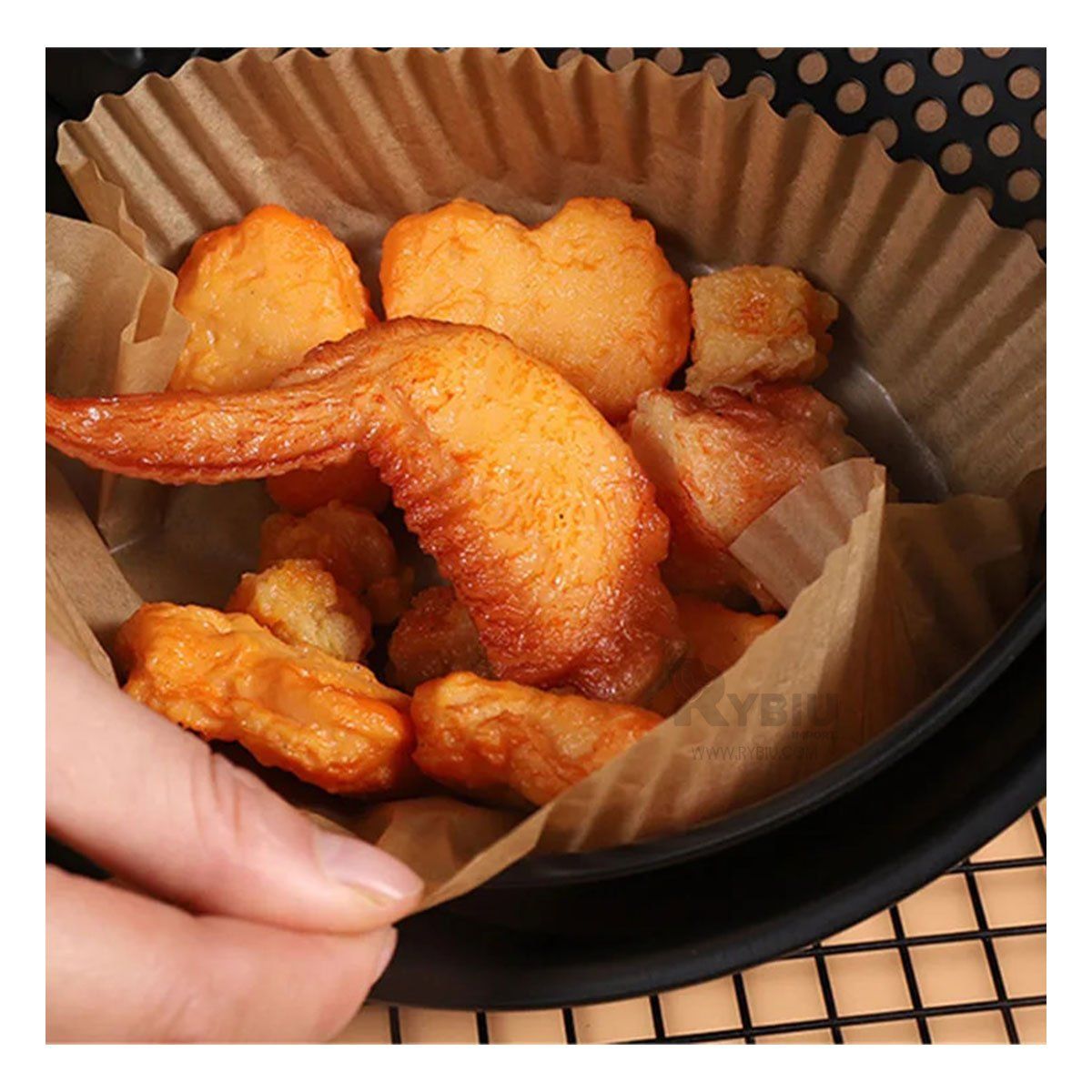 GENERICO - Papel Inpermeable en Color Madera 100u Y+Papel de Regalo