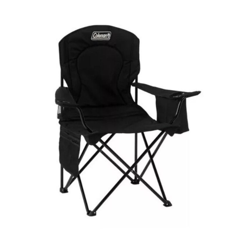 COLEMAN - Silla Coleman Quad con Cooler Negro