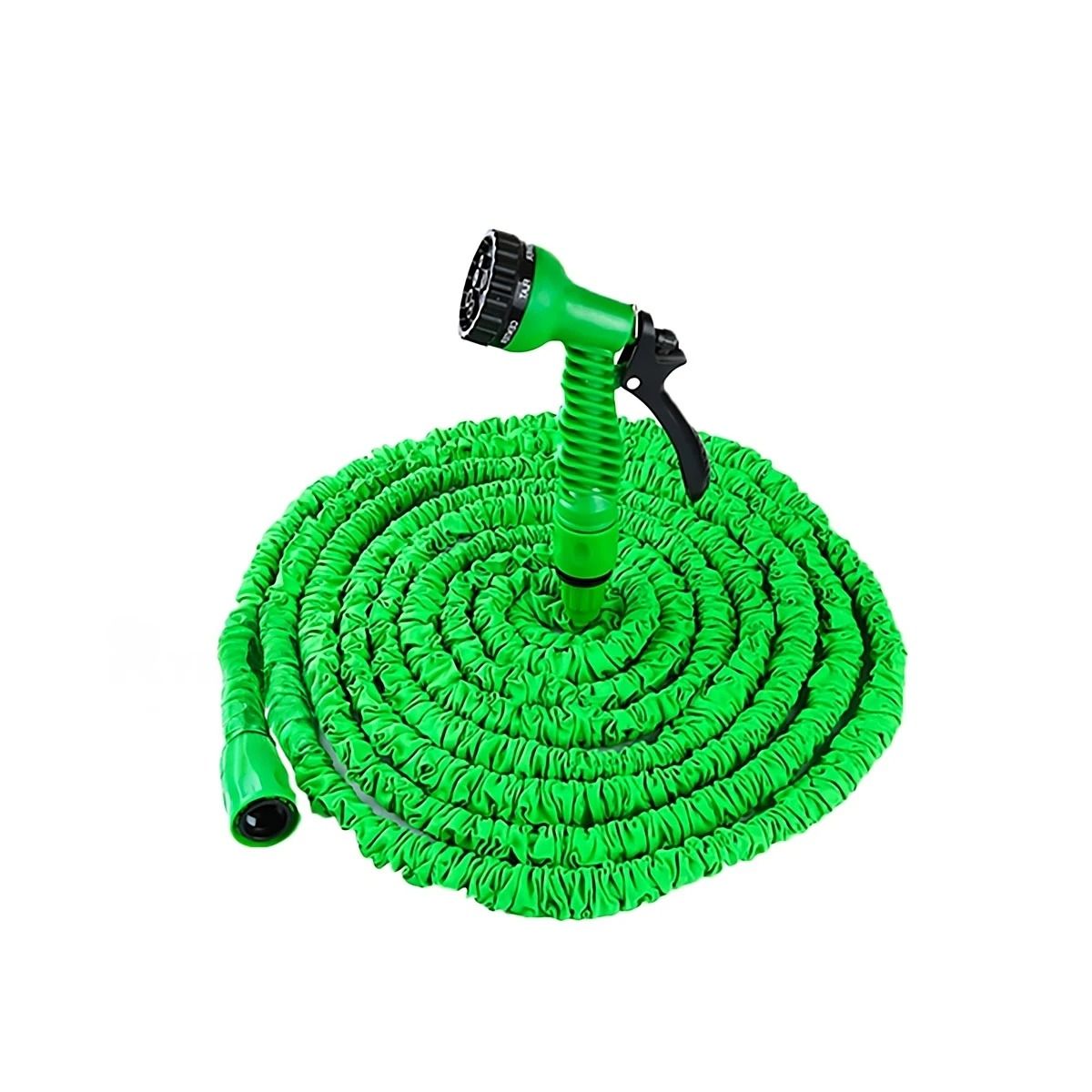 GENERICO - Manguera Flexible de 45 Metros Color Verde Y+Papel de Regalo
