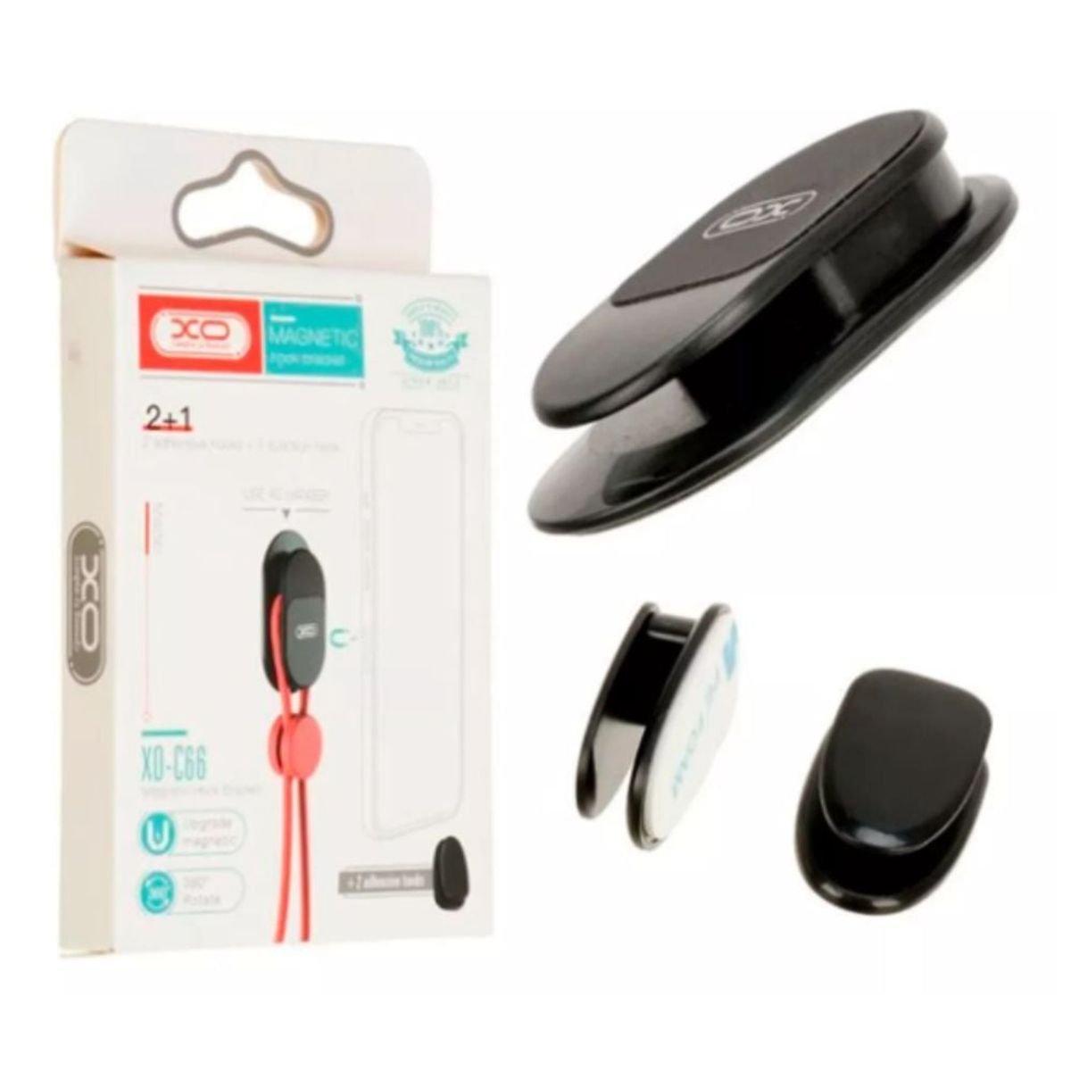 GENERICO - Soporte De Celular Para Pared  Auto Magnético Multifunción XO-C66