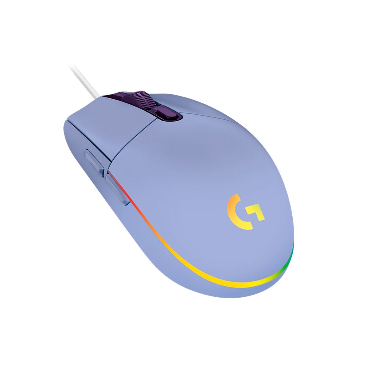 LOGITECH - Mouse Gamer Logitech G203 LIGHTSYNC RGB Lila