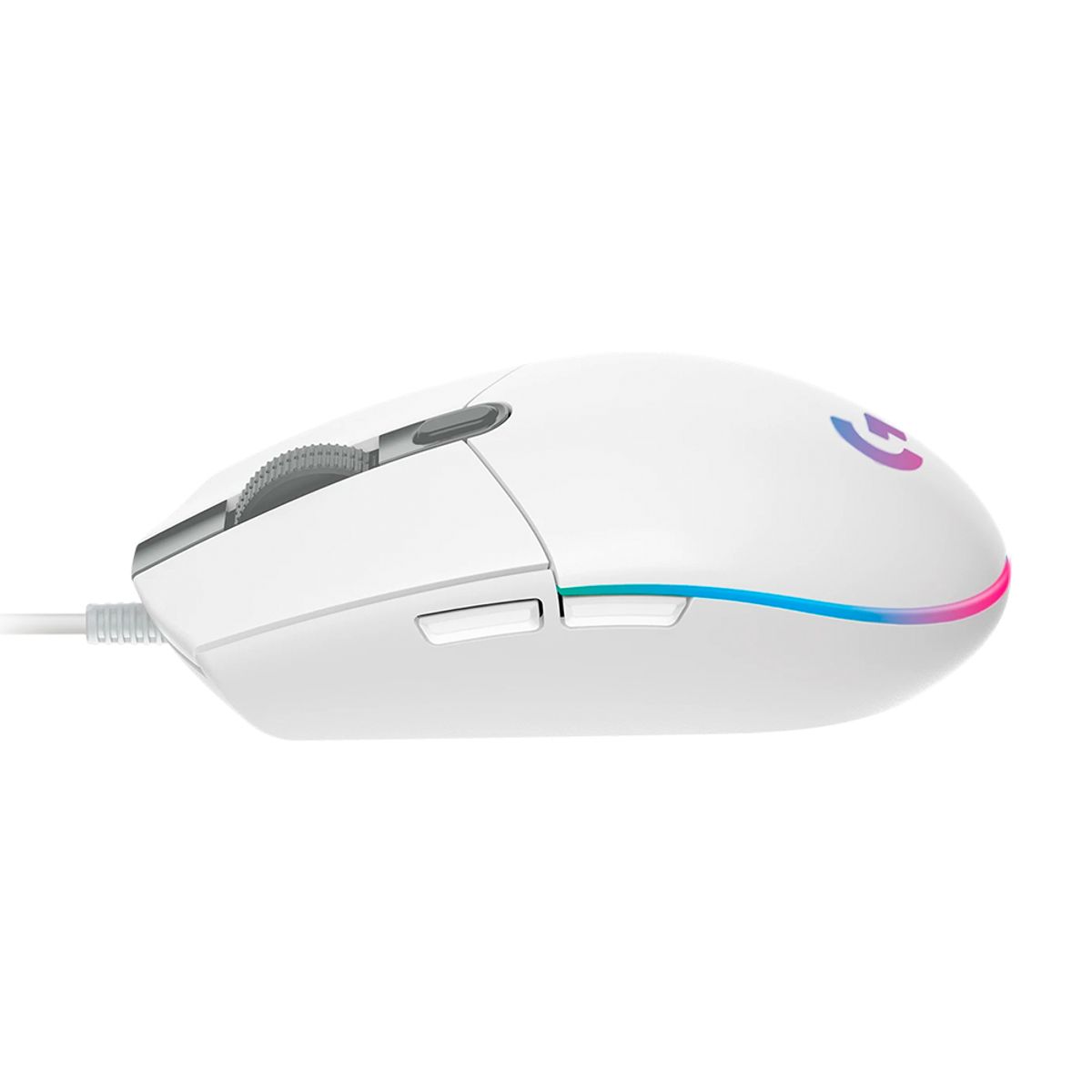 LOGITECH - Mouse Gamer Logitech G203 LIGHTSYNC RGB Blanco