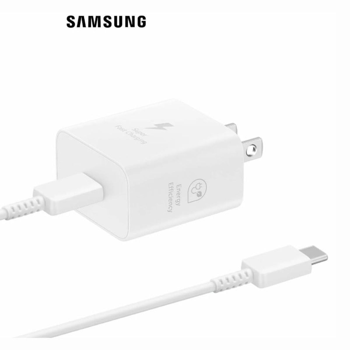 SAMSUNG - Cargador Samsung Edition Premiun 25W Para Galaxy S24 - Blanco