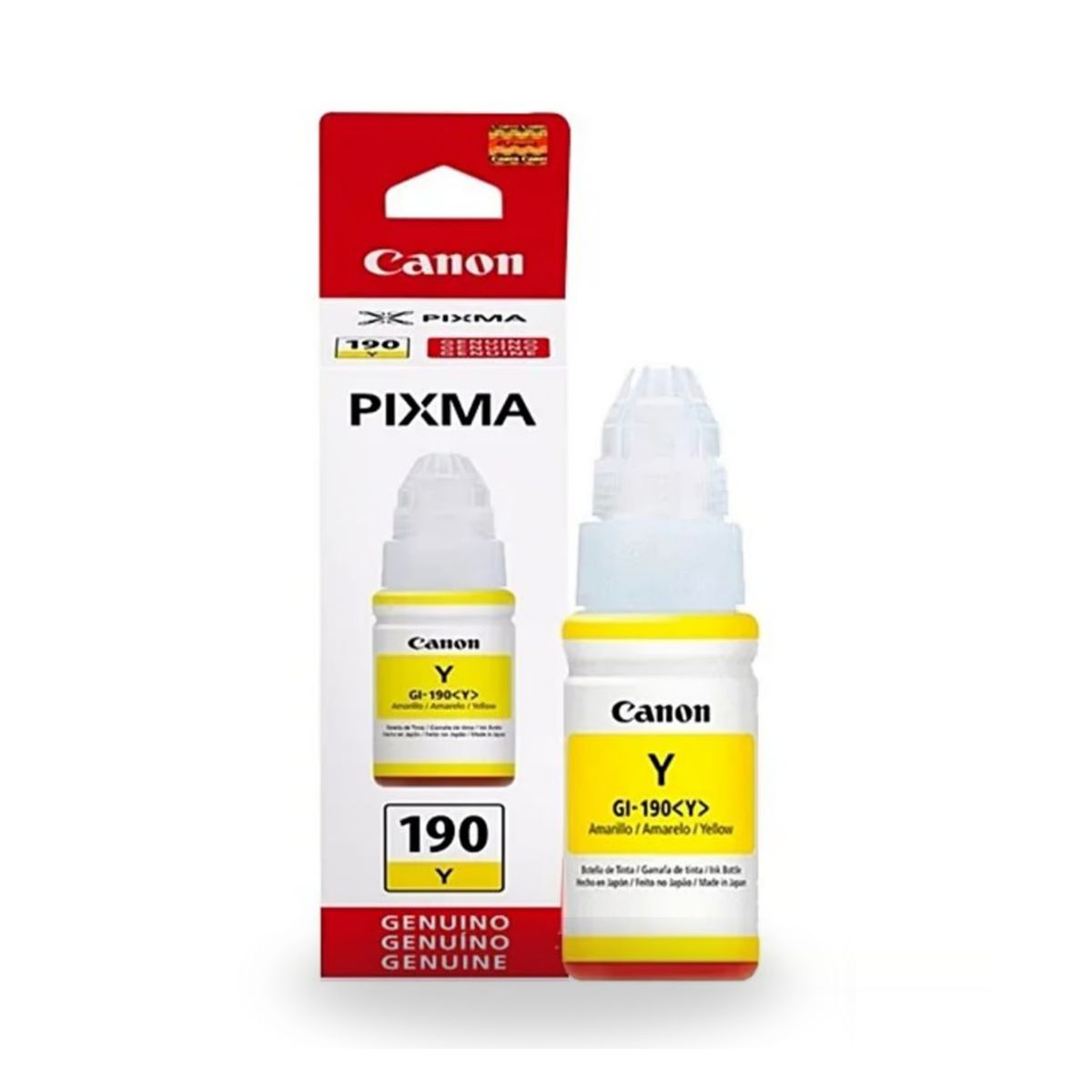 CANON - Tinta Canon GI-190 Amarillo Original