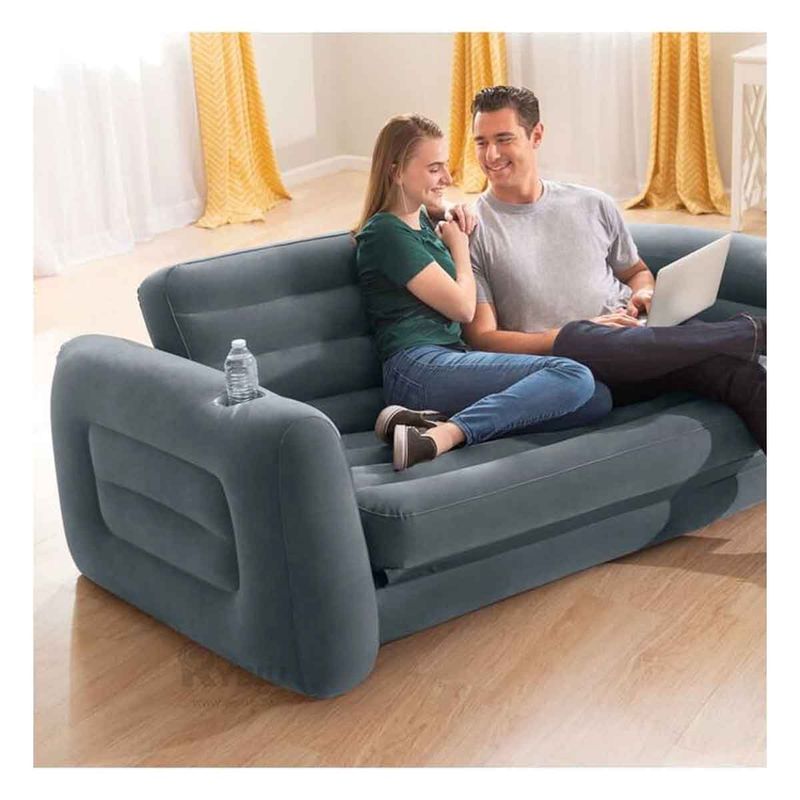 GENERICO - Sofa Cama Doble Suave y Versatil para Espacios Pequeños