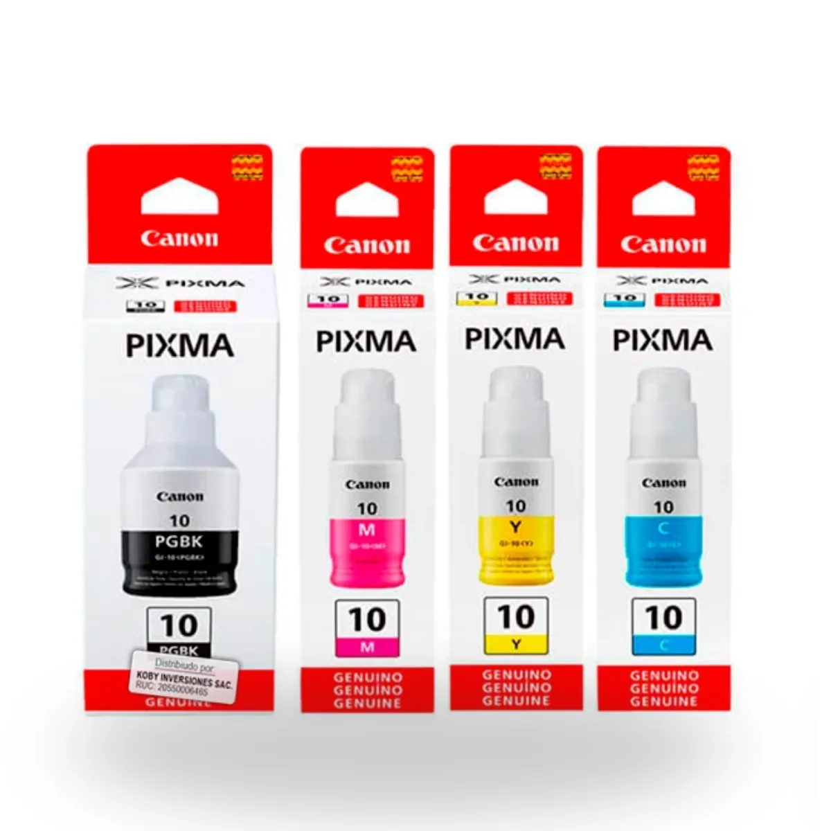 CANON - Kit de Tintas Canon GI-10 Original - 4 Colores