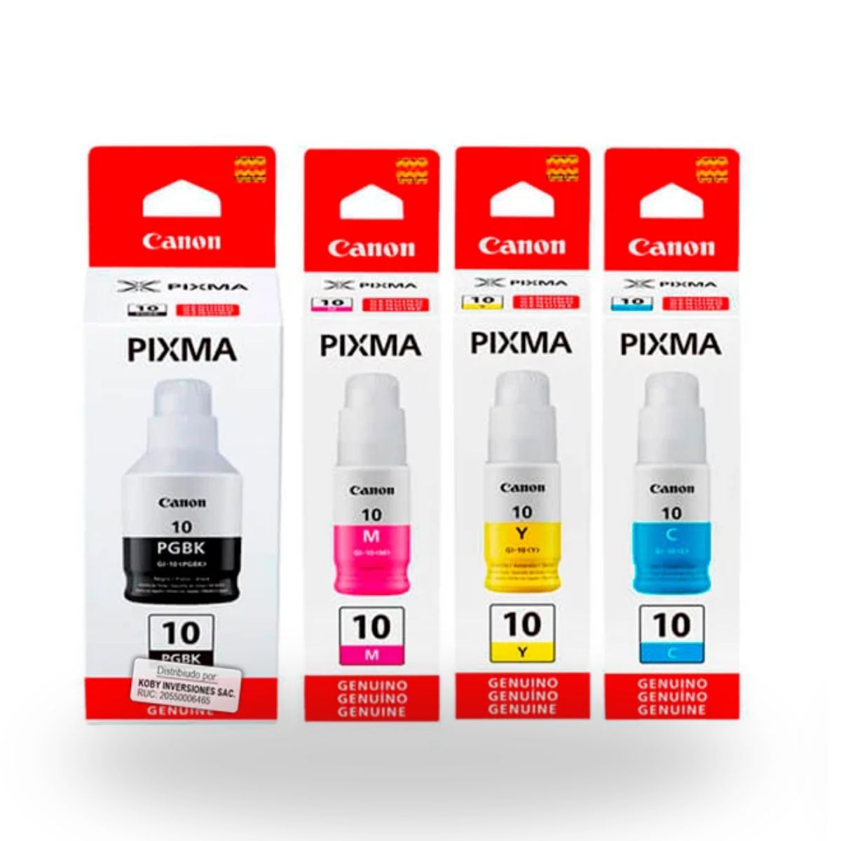 CANON - Kit de Tintas Canon GI-10 Original - 4 Colores