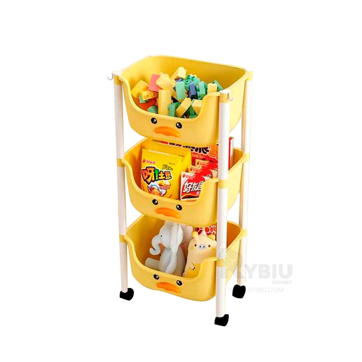 GENERICO - Repisa Espaciosa de Niveles en Amarillo Y+Gift MiniAgenda