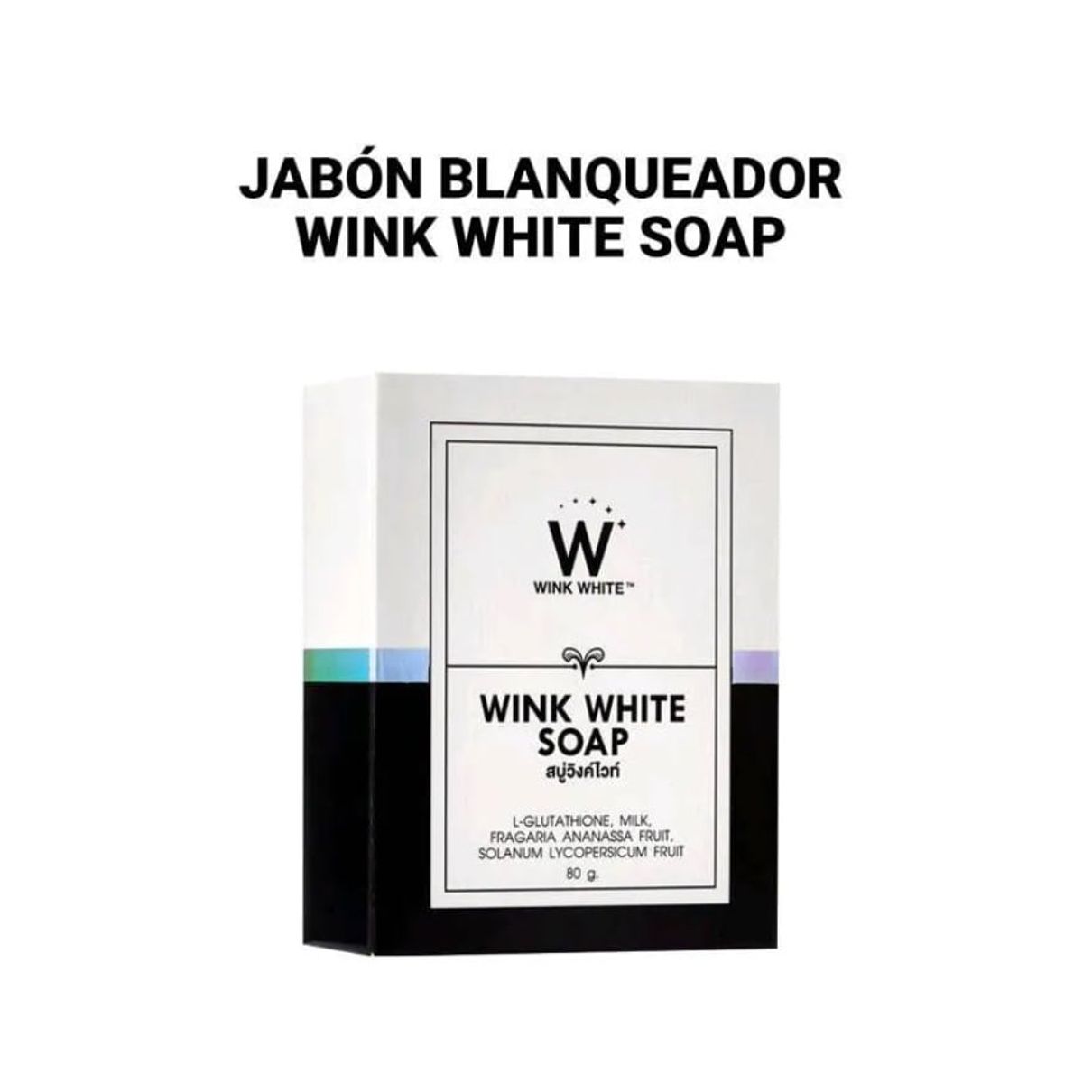 WINK WHITE - 1 Wink White Soap 80 gr