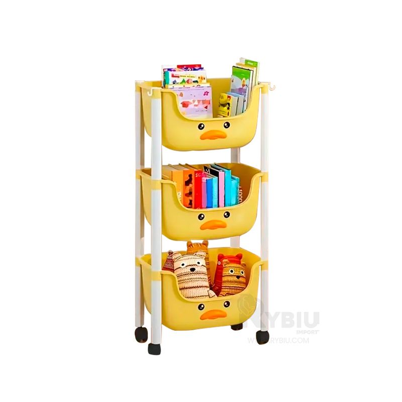 GENERICO - Repisa Funcional de Pato Amarillo Y+Regalo Stickers