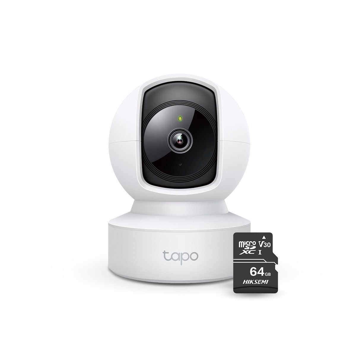 TP LINK - Cámara de seguridad para interiores Tapo C202 Full HD + Micro SD 64gb - Tp-Link