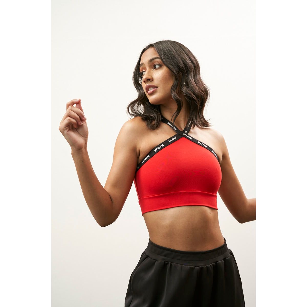 WINK - Top cuello cruzado Talia