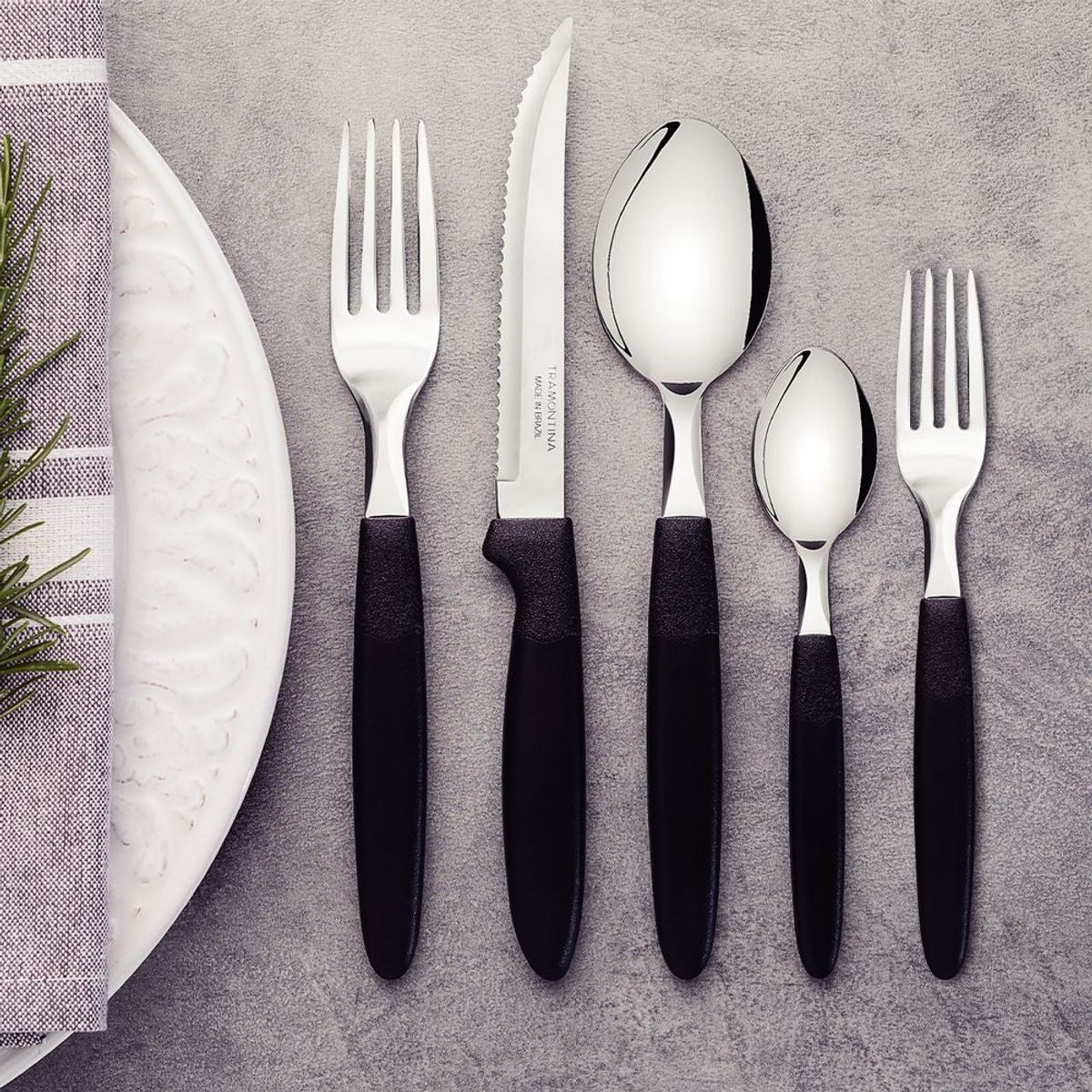 TRAMONTINA - Juego de Cubiertos 30 Piezas Ipanema  - Tramontina