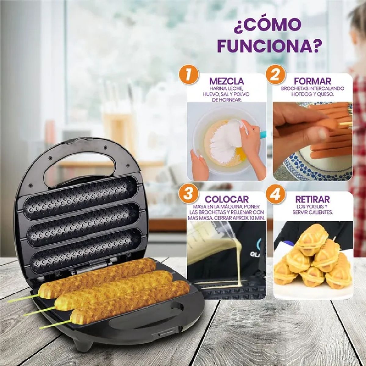 BLANIK - Máquina para Hacer Yoguis BYOM079 Blanik