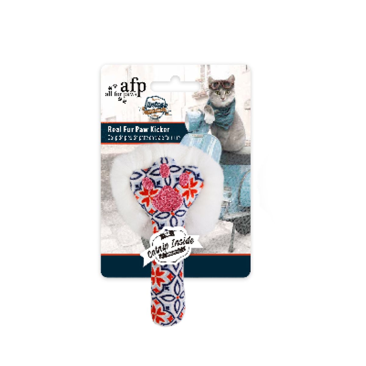 ALL FOR PAWS - Juguete patita de conejo vintage  AFP