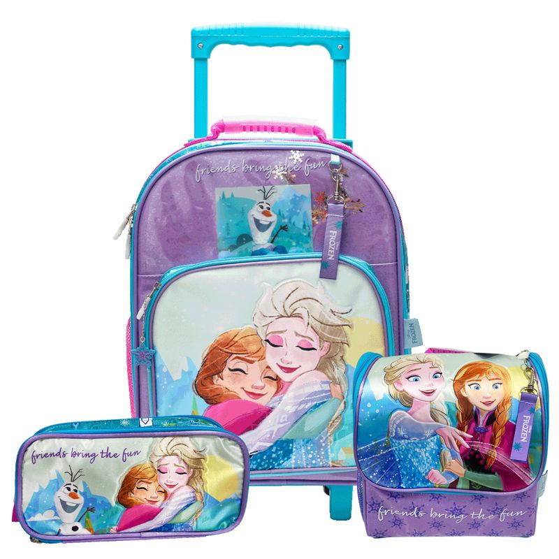 SET MALETA ESCOLAR OFICIO DE FROZEN DISNEY | falabella.com