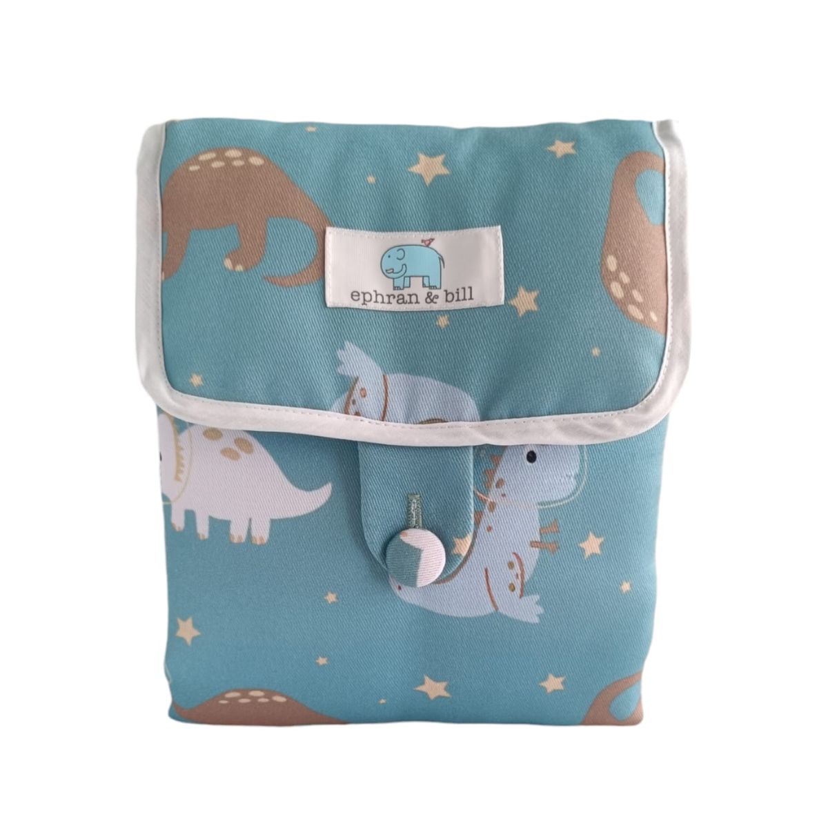 EPHRAN & BILL - Cambiador de Pañal Portátil Para Bebé Dinosaurio Espacio