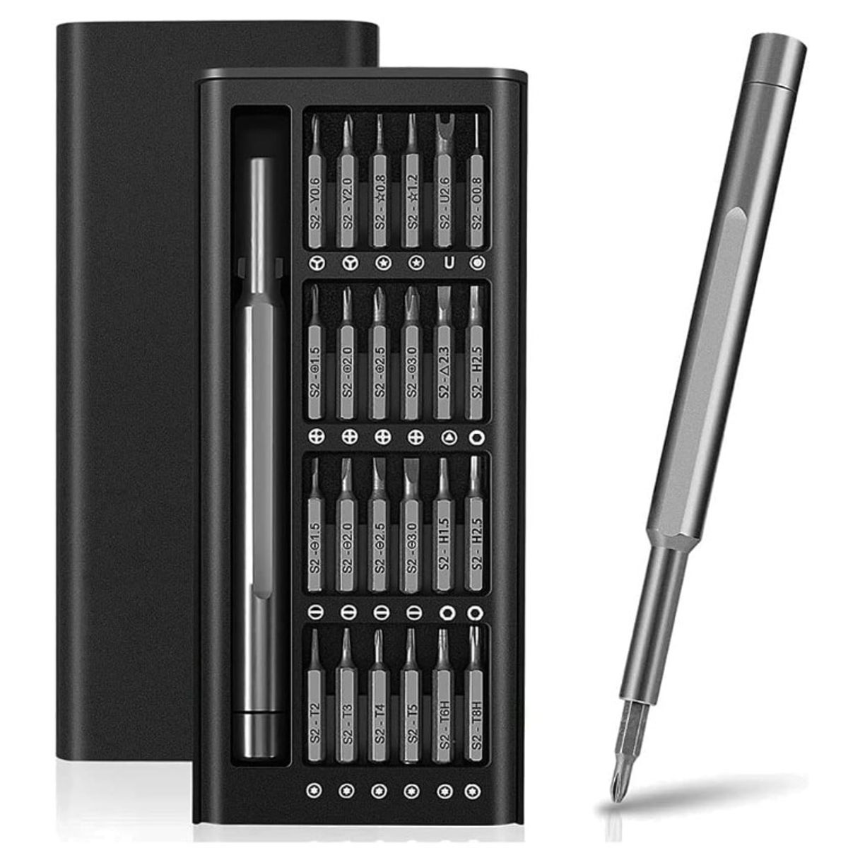 GENERICO - JUEGO DE DESTORNILLADORES IMANTADOS 24 EN 1