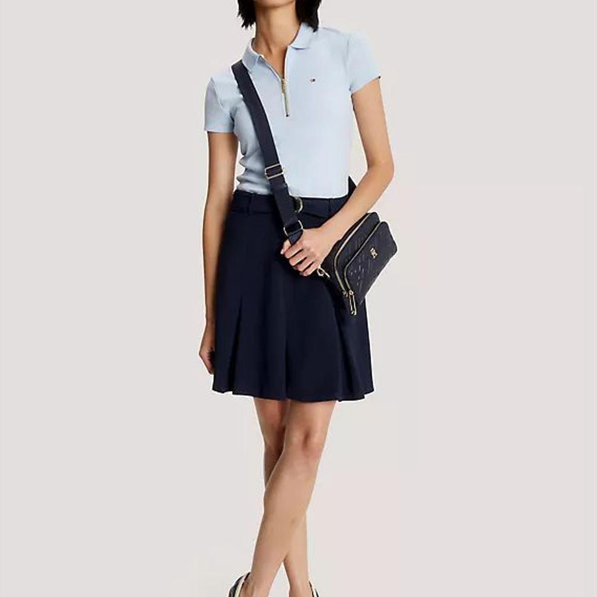 TOMMY HILFIGER - POLO EU MANGO SLIM ZIP POLO