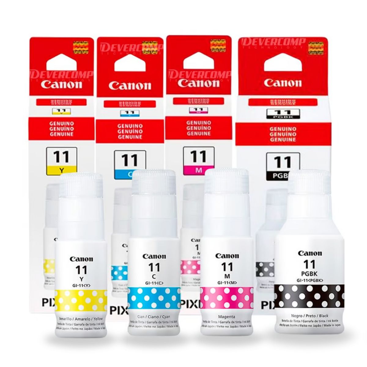 CANON - Kit de Tintas Canon GI-11 Original - 4 Colores