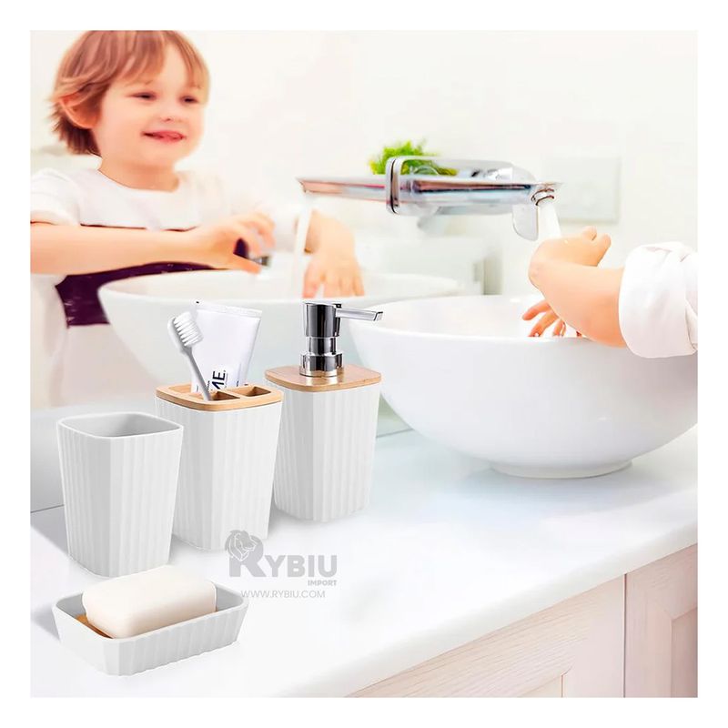 GENERICO - Organizador Funcional para Baños de Blanco Y+Regalo Stickers