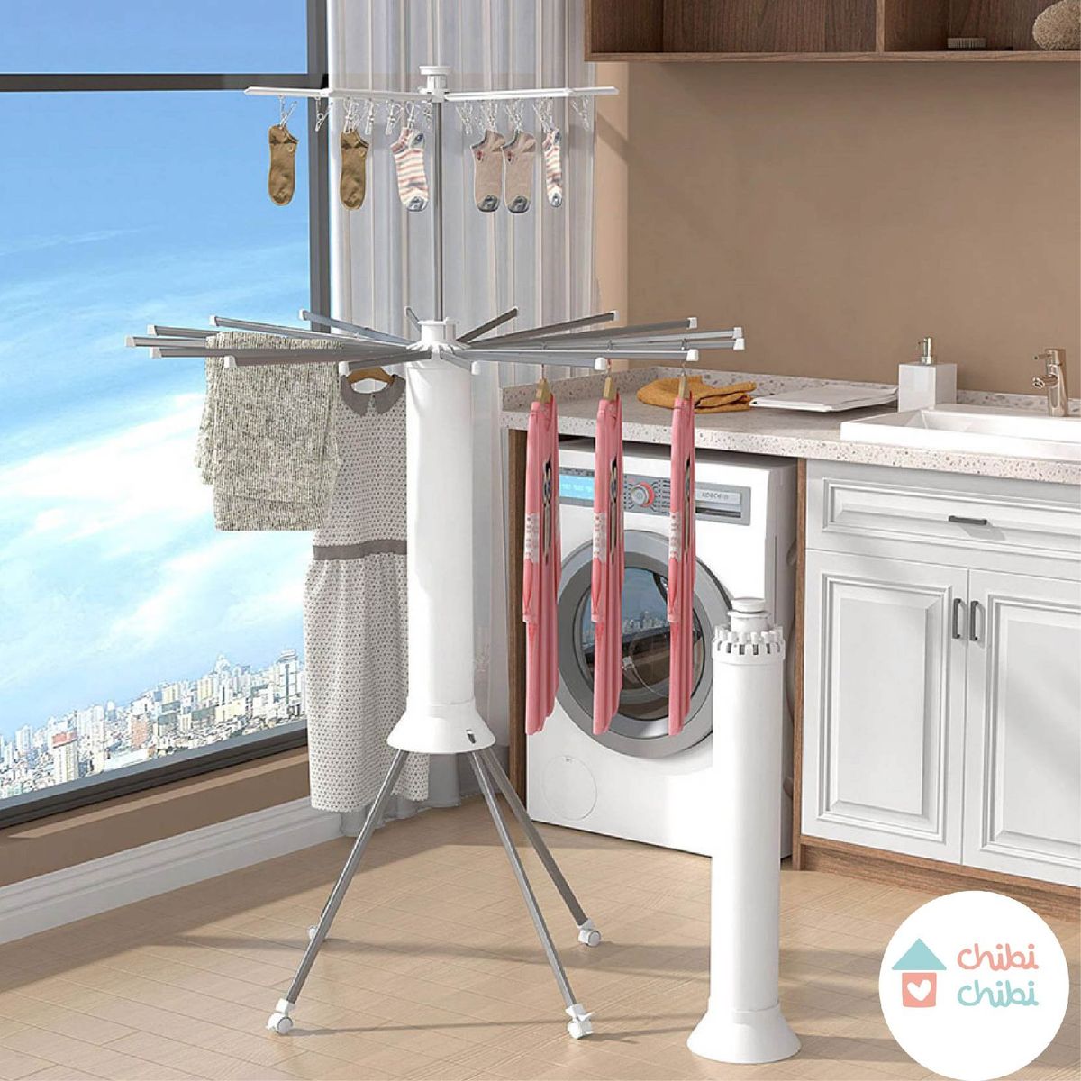 CHIBI CHIBI - Colgador plegable para ropa