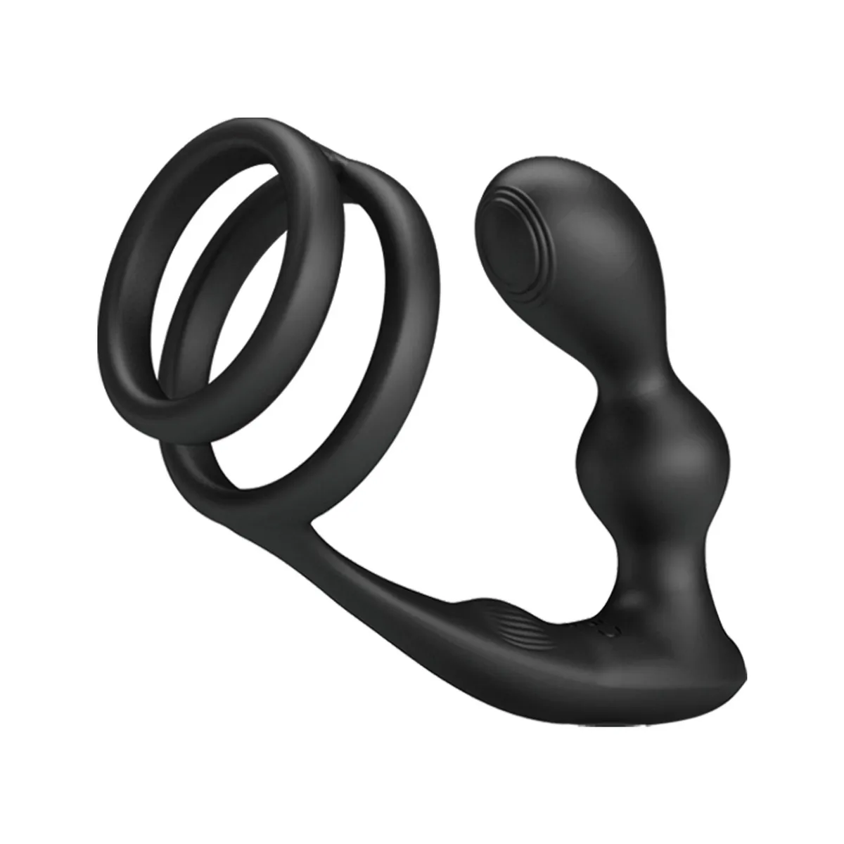 PRETTY LOVE - Anillo Retardante y Plug Vibrador Anal Prostático Juguete Sexual