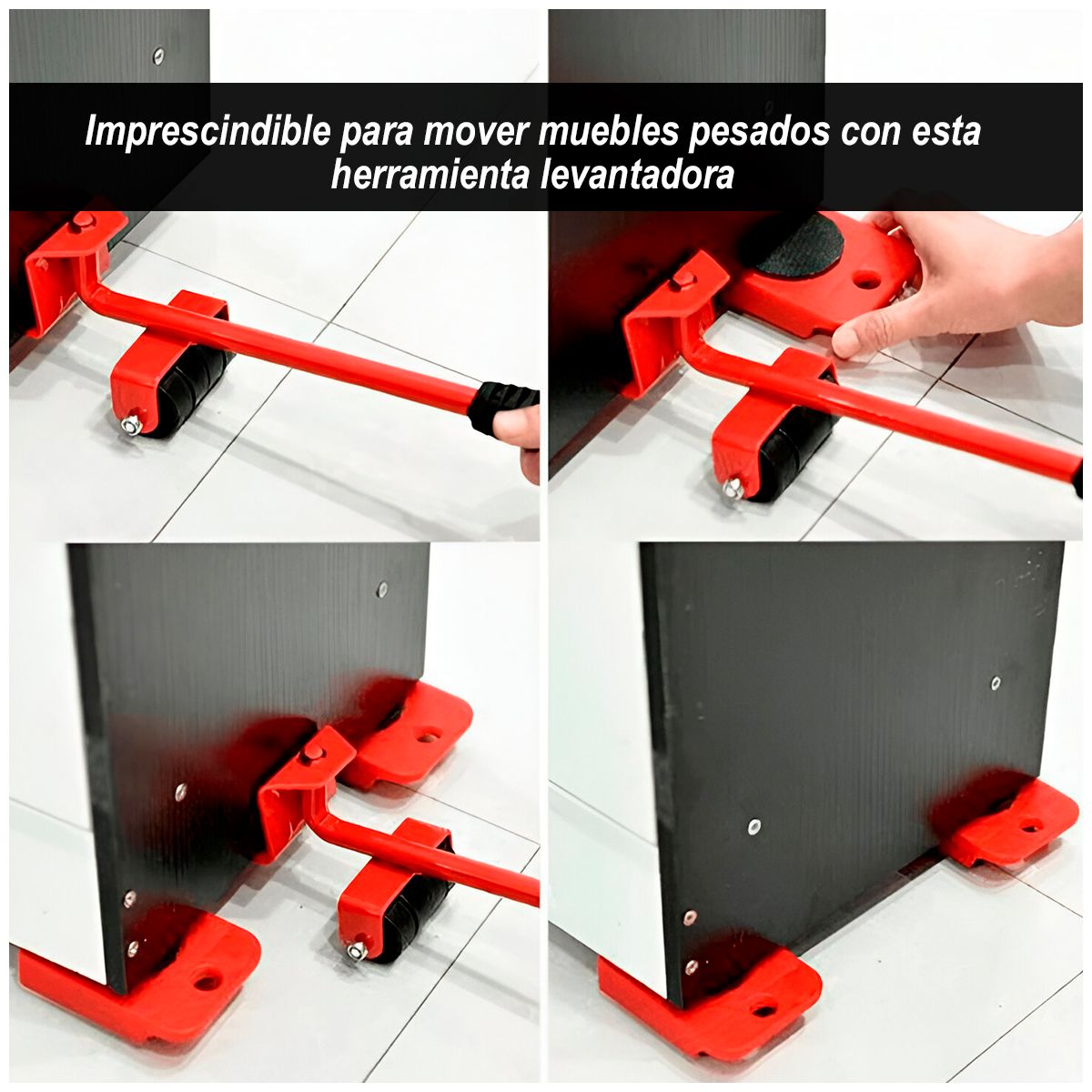 GENERICO - Elevador de Muebles 5 Piezas