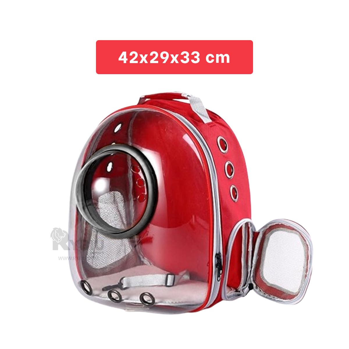 GENERICO - Maleta de Gatos Color Rojo Y+Banderitas Adhesivas