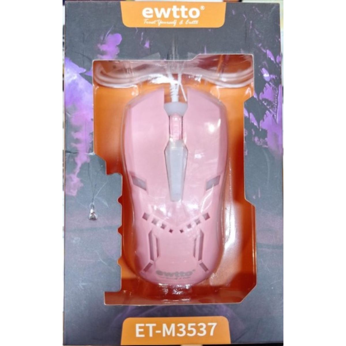 EWTTO - MOUSE ERGONOMICO COLOR ROSADO EWTTO ET-M3537