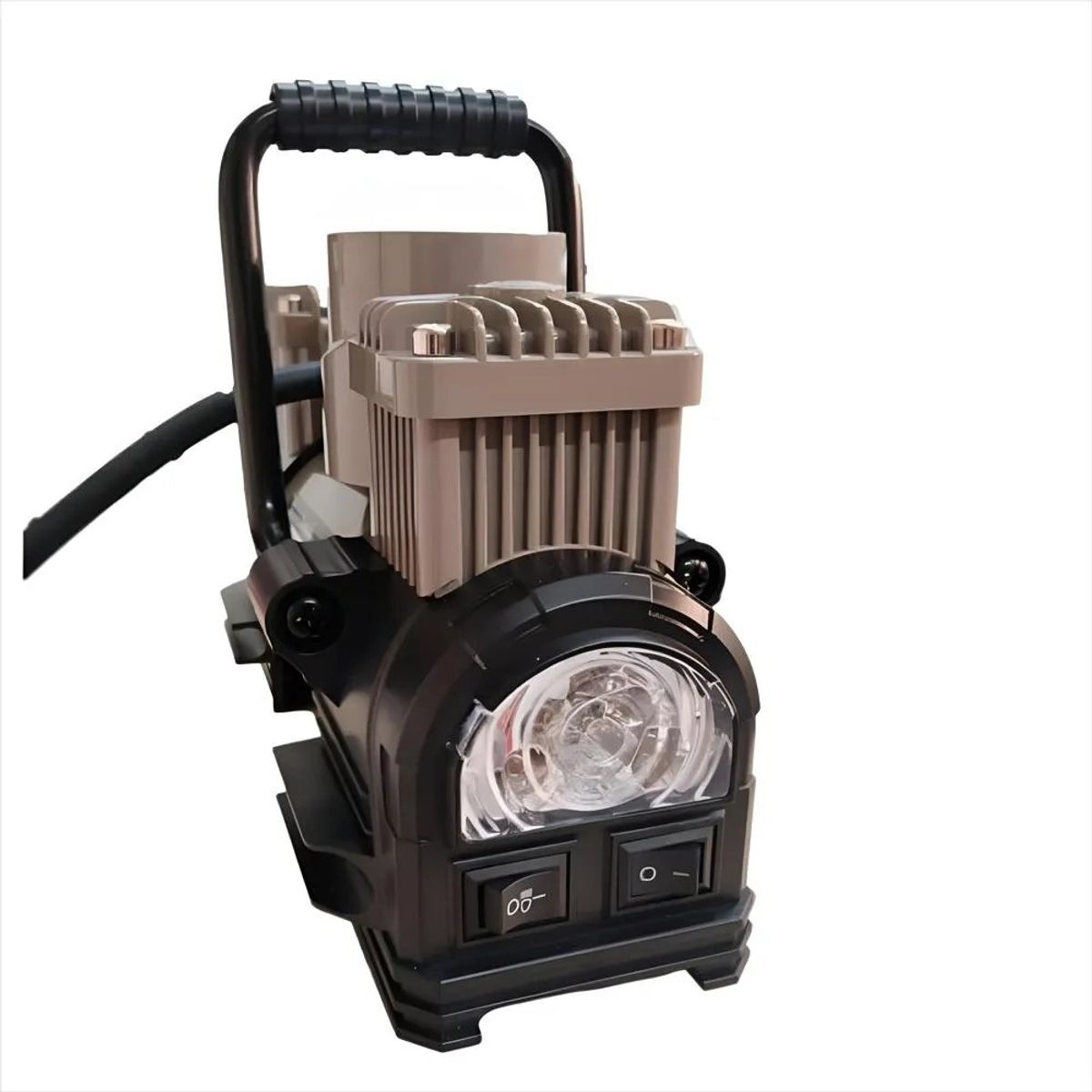 GENERICO - Compresor de Aire 12V de 2 Pistones B-Equip BEQ-200CP