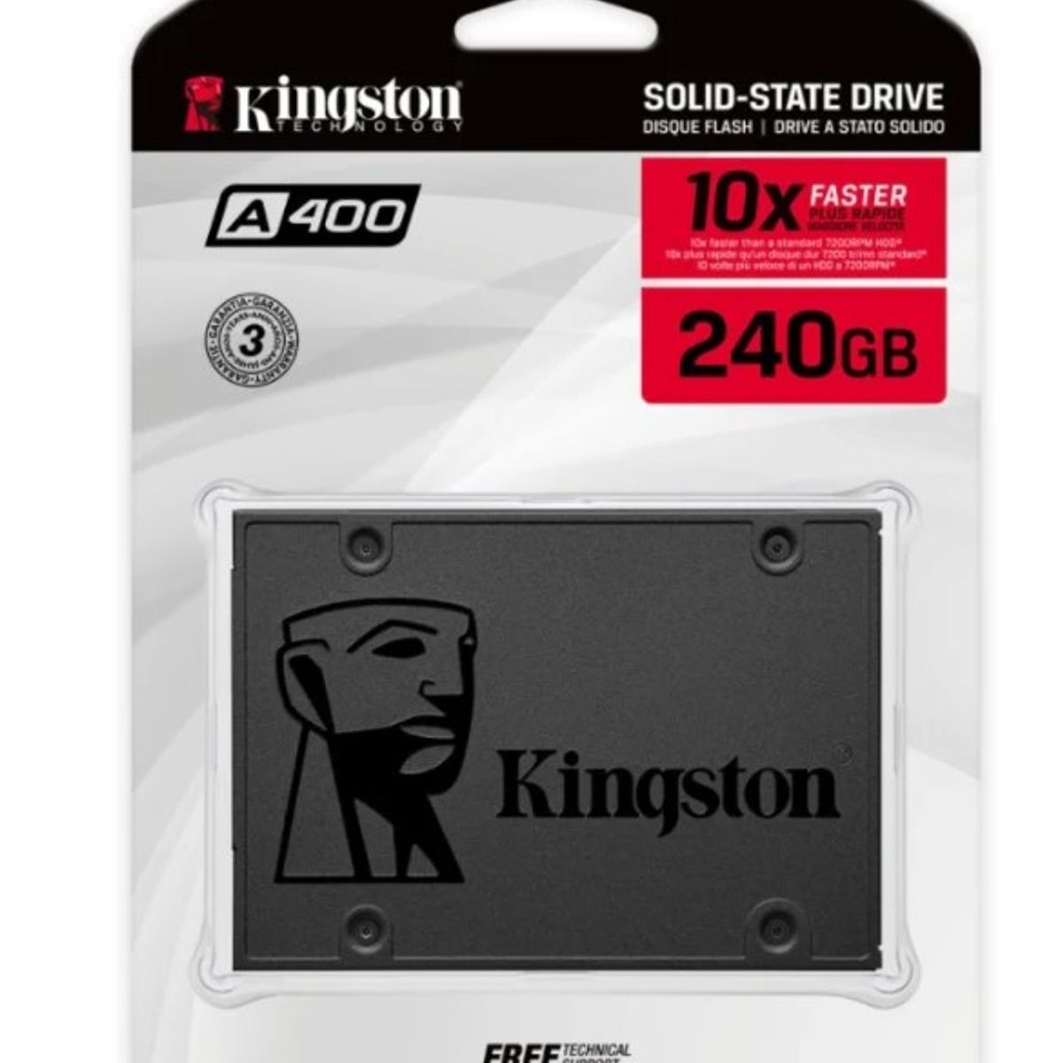 KINGSTON - DISCO SSD 240GB KINGSTON 2.5 SATA PARA LAPTOP Y PC