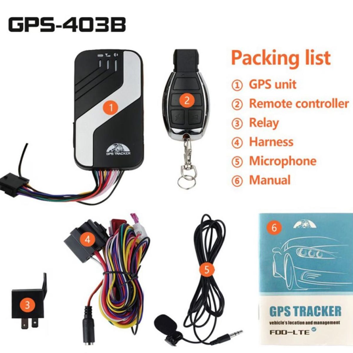 GPS TRACKER - Gps Vehicular Rastreo Inteligente 403B Baanool LTE