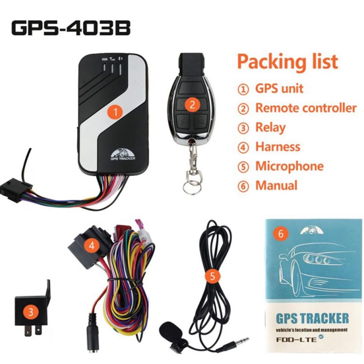 GPS TRACKER - Gps Vehicular Rastreo Inteligente 403B Baanool LTE