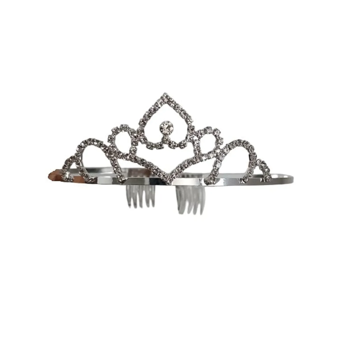 GENERICO - Corona tiara cumpleaños novia fiesta princesa modelo Cora