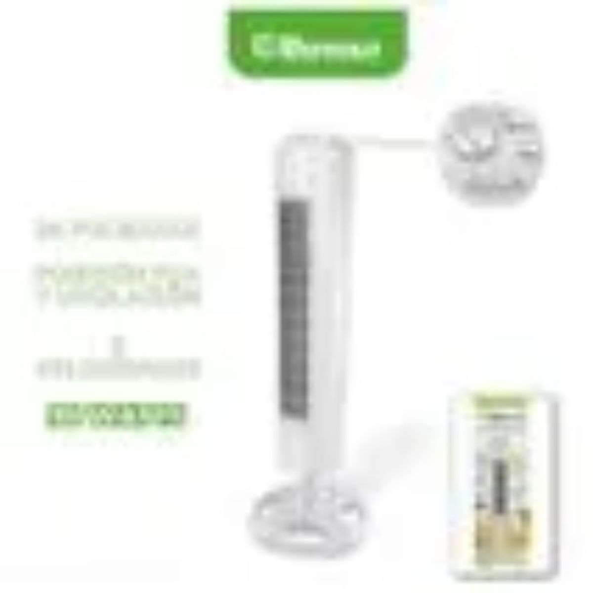 BOSSKO - Ventilador de Torre BOSSKO BK 8228VT de 34 pulgadas - BK-8228VT