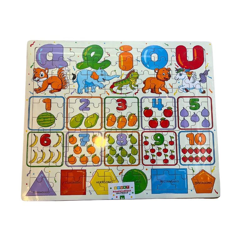 GENERICO - Rompecabezas Edukt Premium 100 Piezas Modelo Surtido Unisex