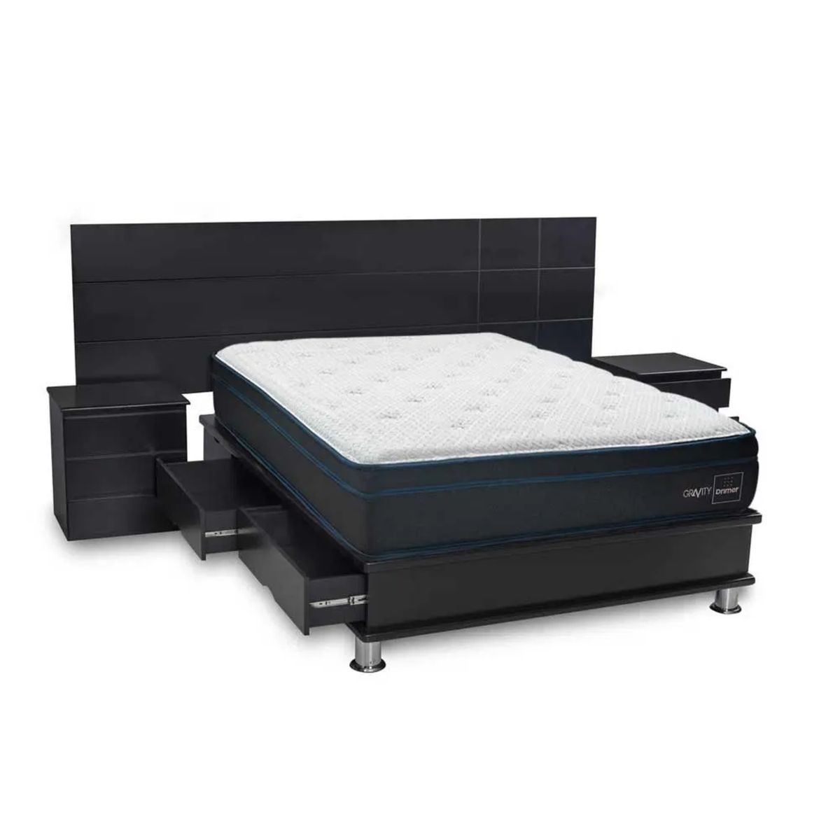 DRIMER - Juego de Dormitorio Cantabria Gravity 2 Plazas